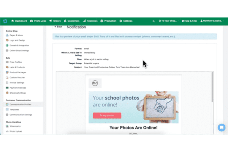 Photography newsletter and email templates