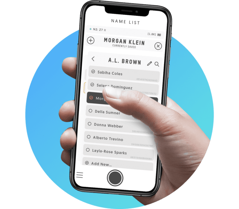 Entagged Name List Feature