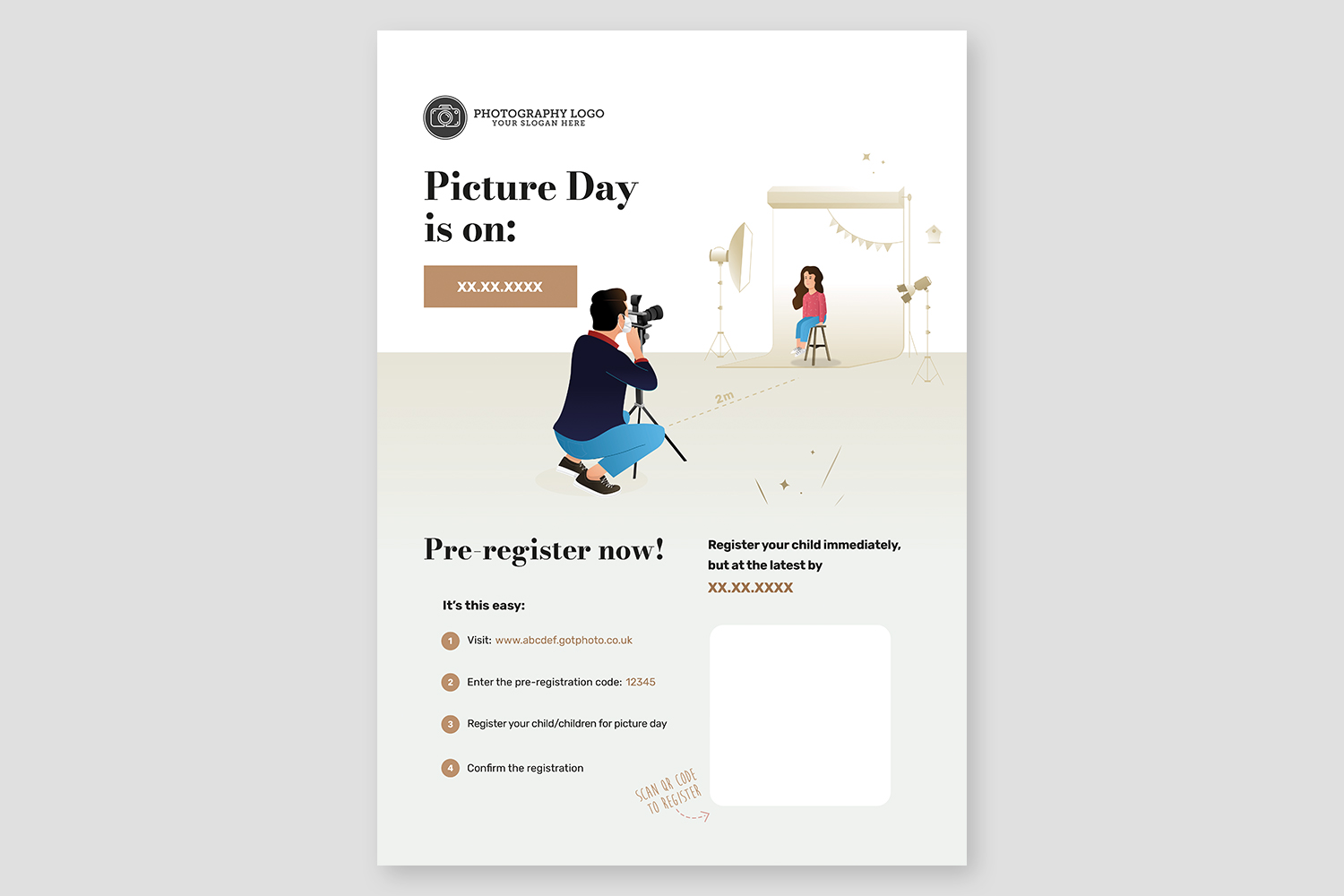 UK Pre-Registration Picture Day Poster